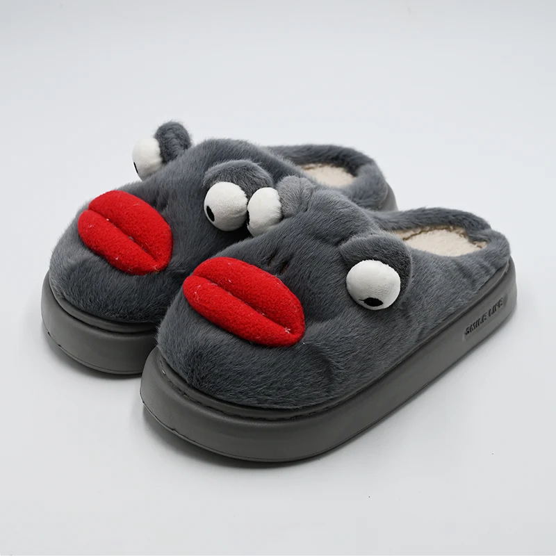 Big Mouth Frog Cotton Sidlippers