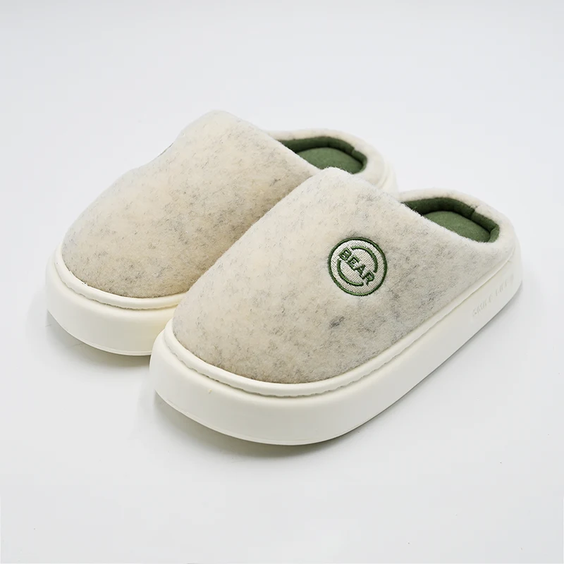 All-cotton Latex Cotton Slippers