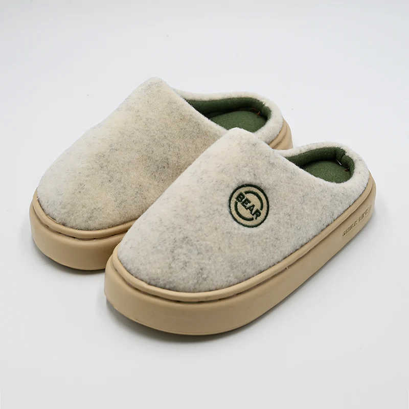 All-cotton Latex Cotton Slippers
