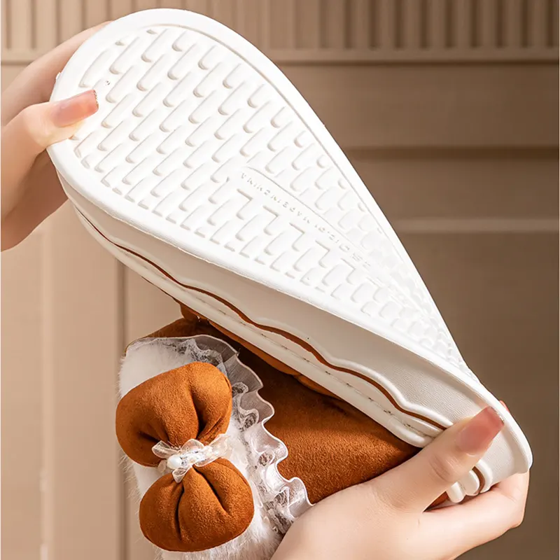 Lace Bow Snow Boots
